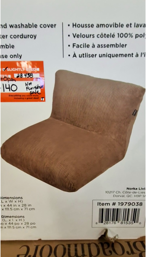 Foam Lounger Chair