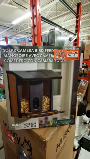Solar Bird Feeder
