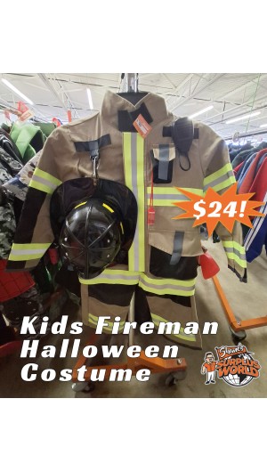 Fireman Kids Halloween Costume
