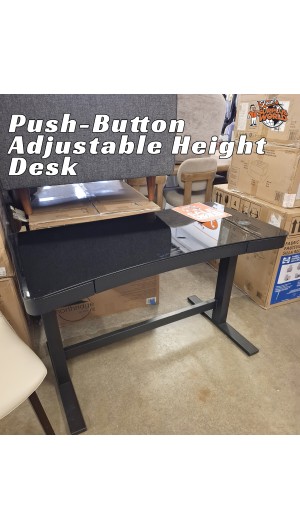Adjustable Height Push-Button Desk