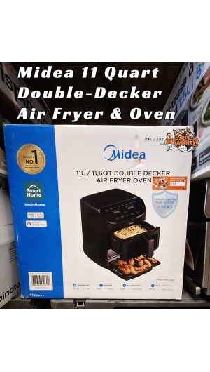 Midea 11 Qt Double Decker Air Fryer & Oven
