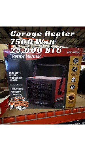 Garage Heater 25,000 BTUs