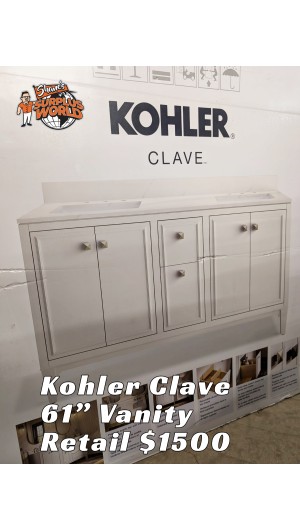 Kohler 61" Vanity