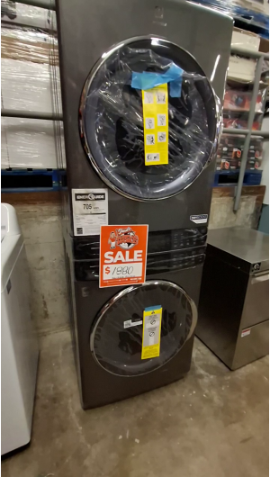 Electrolux Stackable Washer/Dryer