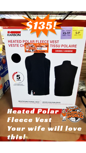 Heated Polar Fleece Vest